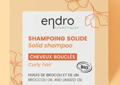 shampoing Endro cheveux bouclés