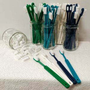 Brosse à dents à tête rechargeable en bioplastique